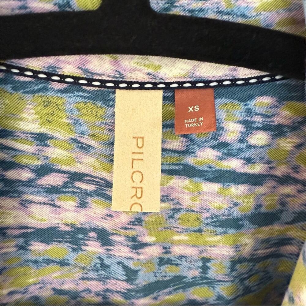Pilcro Tisha Surplice Anthropologie Women's Blue Blouse Size XS - Picture 6 of 6